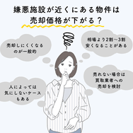 嫌悪施設が近くにある物件は売却価格が下がる?