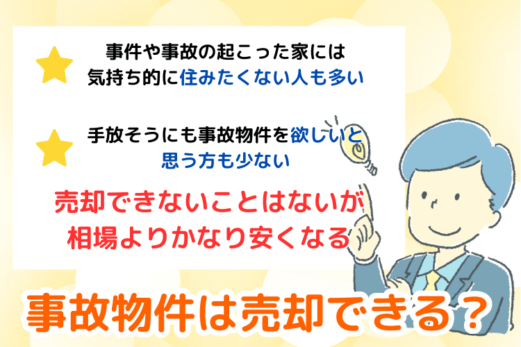 事故物件は売却できる?
