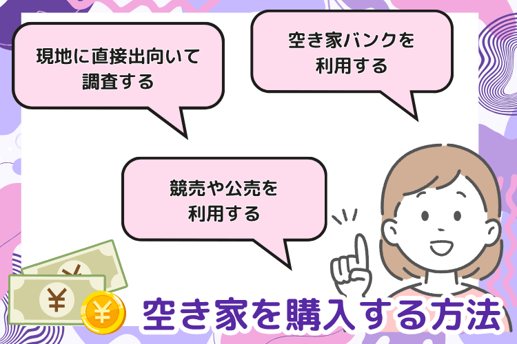 空き家を購入する方法