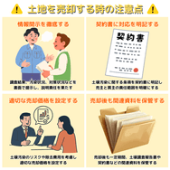 土地を売却する時の注意点