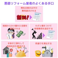 悪徳リフォーム業者のよくある手口