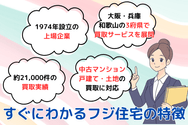 すぐにわかるフジ住宅の特徴