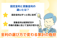 金利の選び方で変わる家計の負担