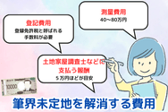 筆界未定地を解消する費用
