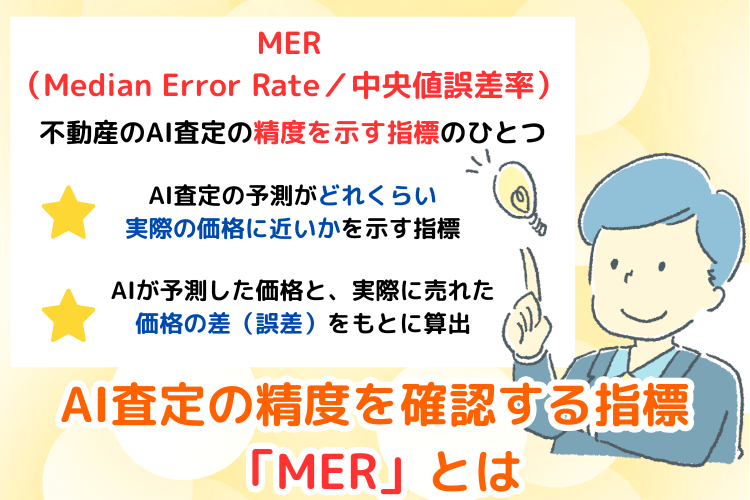 AI査定の精度を確認する指標「MER」とは