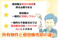 所有物件と借地権売却の違い