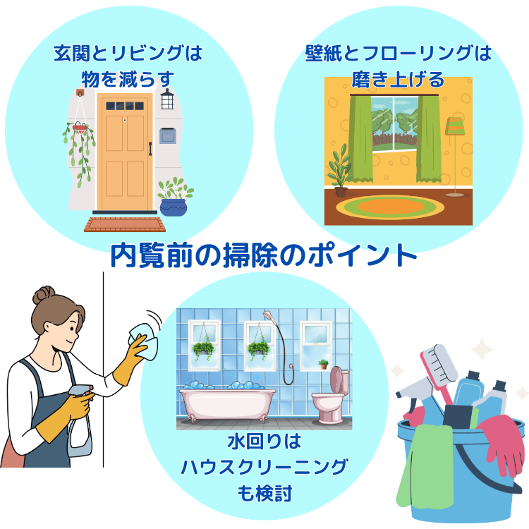 内覧前の掃除のポイント