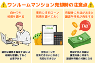 ワンルームマンション売却時の注意点