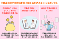 不動産仲介で手数料を安く抑えるためのチェックポイント