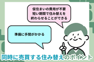 同時に売買する住み替えのポイント