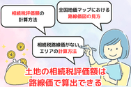 土地の相続税評価額は路線価で算出できる