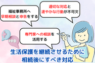 生活保護を継続させるために相続後にすべき対応