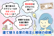 建て替える家の発注と解体の依頼