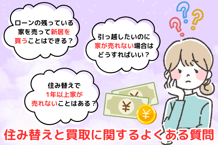 住み替えと買取に関するよくある質問