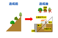 造成後の土地のイメージ