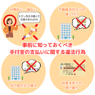 事前に知っておくべき 手付金の支払いに関する違法行為