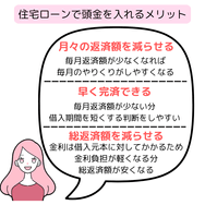 住宅ローンで頭金を入れるメリット