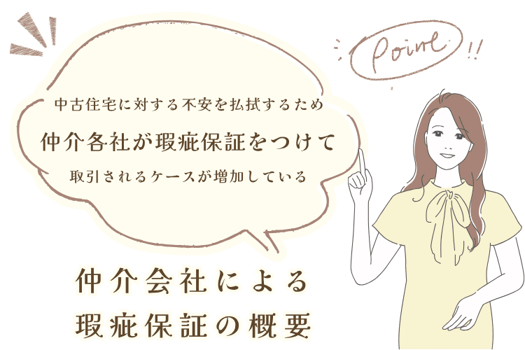 仲介会社による瑕疵保証の概要