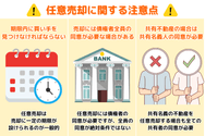 任意売却に関する注意点
