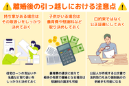離婚後の引っ越しにおける注意点