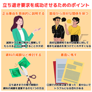 立ち退き要求を成功させるためのポイント