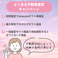 よくある不動産査定キャンペーン