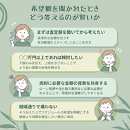 希望額を聞かれたとき、どう答えるのが賢いか