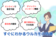 すぐにわかるウルカモの特徴