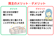 買主のメリット・デメリット
