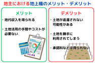 地主における地上権のメリット・デメリット