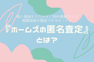 『ホームズの匿名査定』とは?