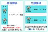 総合課税と分離課税の違い