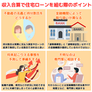 収入合算で住宅ローンを組む際のポイント