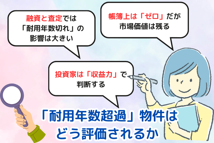 「耐用年数超過」物件はどう評価されるか