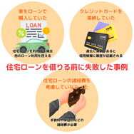 住宅ローンを借りる前に失敗した事例