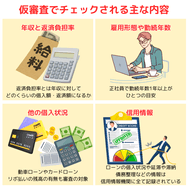 仮審査でチェックされる主な内容