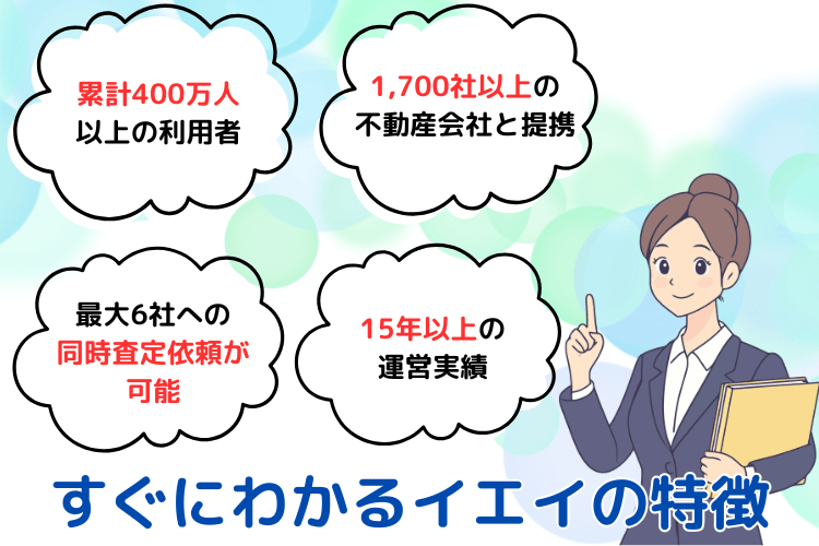 すぐにわかるイエイの特徴